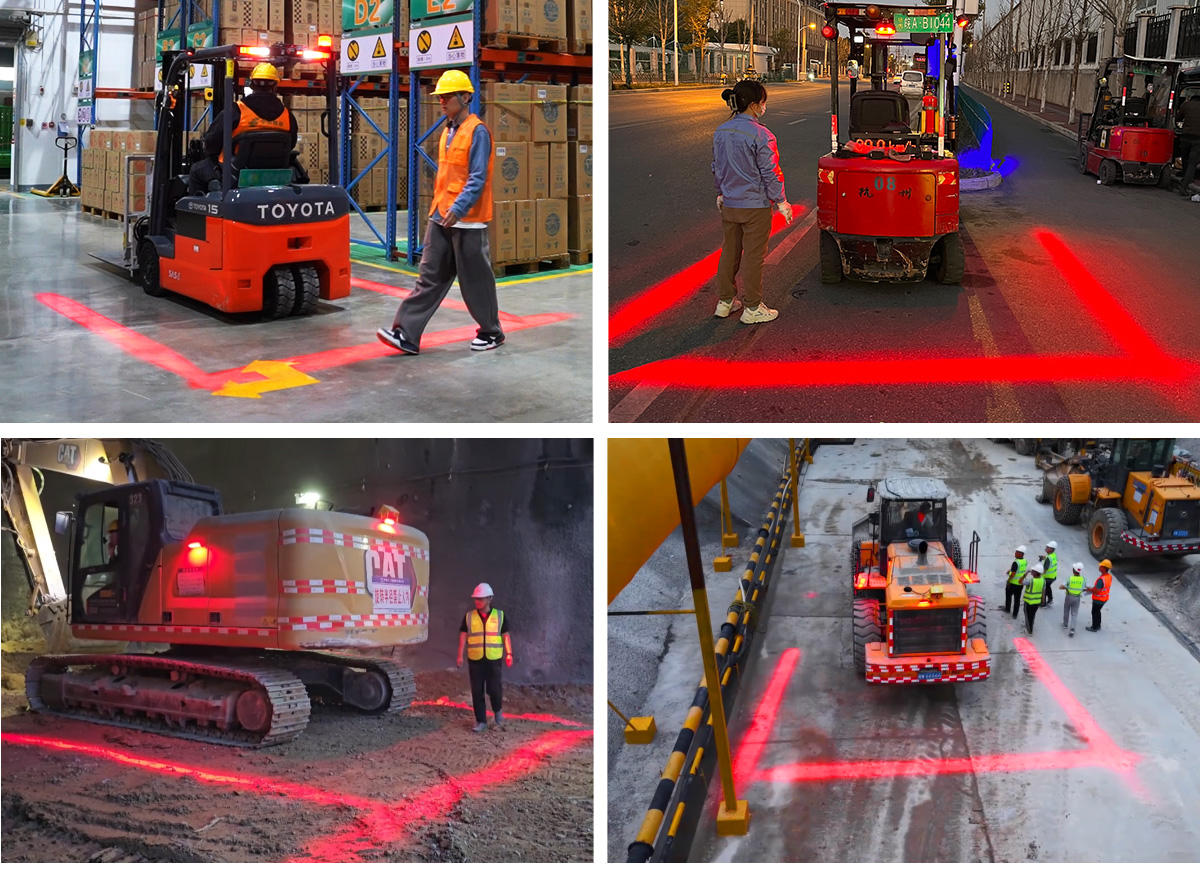 雷达区域感应报警灯展示效果 雷达区域感应报警灯展示效果